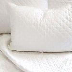Product Image 2 for Hampton Linen King Sham - White from Pom Pom at Home