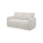 Callie Sofa angled side view showing curved armrest and plush back cushions