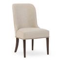 Product Image 1 for Cream Fabric Modern Streamline Side Chair from Caracole