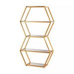 Product Image 1 for Vanguard Book Shelf In Gold Leaf And Clear Mirror from Elk Home