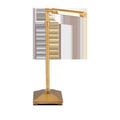 Side view of Autrand Desk Lamp showing tubular shade and base profile
