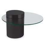 Product Image 1 for Odette Black Wooden Glass-Top Coffee Table from Regina Andrew Design