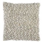 Product Image 3 for Kaz Textured Ivory/ Light Gray Throw Pillow 22 inch from Jaipur 