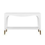 Product Image 6 for Two Tier Tapered Leg Console With Antique Brass from Worlds Away