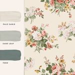 Product Image 4 for Laura Ashley Rosemore Pale Sable Floral Wallpaper from Graham & Brown