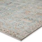 Close-up angled shot emphasizing the soft, flat woven cotton and chenille mix texture of the rug