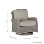 Product Image 2 for Astoria Resin Wicker Outdoor Swivel Glider Chair from Summer Classics
