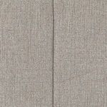 Performance fabric benefits text overlay on close-up of fabric texture including repellency and durability icons