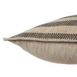 Product Image 1 for Brom Striped Beige/ Black Pillow from Jaipur 
