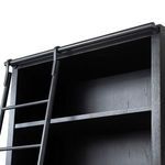 Product Image 7 for Admont Worn Black Veneer Traditional Bookcase with Ladder from Four Hands