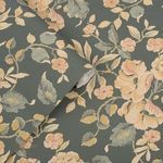 Close-up of wallpaper showing texture and a folded corner of the paper