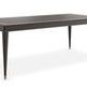Product Image 1 for Black Metal Modern Rectangular Full Score Dining Table from Caracole