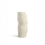 Product Image 1 for Off-White Paper Mache Vase from BIDKHome