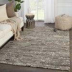 Product Image 1 for Verde Home by Nairobi Handmade Striped Dark Brown/ Light Gray Rug from Jaipur 