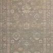 Traditional Turkish-style Louisa Lagoon rug in ivory with pale blue and brown soft floral pattern
