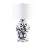 Product Image 3 for Bw Porcelain Magpie On Plum Treetop Temple Jar Lamp from Legend of Asia