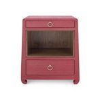 Product Image 2 for Ming Red 2-Drawer Side Table from Villa & House