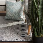 Product Image 7 for Belvidere Indoor / Outdoor Geometric Dark Blue / Cream Area Rug from Jaipur 