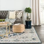 Product Image 1 for Kenley Medallion Blue/ Gray Rug from Jaipur 