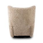 Product Image 6 for Amelie Beige Shearling Swivel Recliner from Four Hands