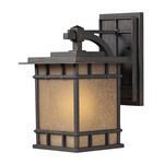 Product Image 1 for Newlton 1 Light Outdoor Sconce In Weathered Charcoal  from Elk Lighting