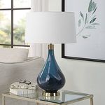 Product Image 2 for Riviera Art Glass Table Lamp from Uttermost