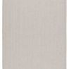 Solid light gray rectangular indoor outdoor rug with subtle handwoven texture and clean edges
