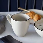 Product Image 3 for Augusta Rim Ceramic Stoneware Mug, Set of 6 from Costa Nova