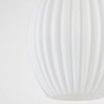 Product Image 4 for Hillary Small Aged Brass Fluted Pendant Light from Mitzi