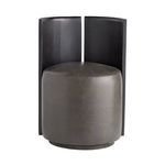 Product Image 6 for Hoover Upholstered Graphite Leather Chair from Arteriors