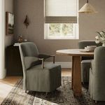 Brently Dining Chair styled inside a dining room with table and rug, beside window with a blind