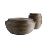 Product Image 5 for Frisco Tobacco Wash Rattan Coffee Table from Arteriors