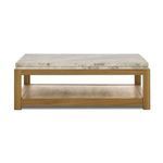 Product Image 3 for Roberta Coffee Table - Sandblasted White Marble from Four Hands