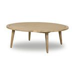 Product Image 1 for Amaya Tan Wooden Round Outdoor Coffee Table from Four Hands