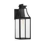 Product Image 1 for Emery 1-Light Outdoor Wall Lantern in Matte Black from Savoy House 