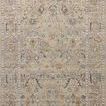 Milena Sage Multi Rug with vintage motifs in neutral grey and beige tones and intricate border design