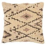 Product Image 3 for Sidda Cream/ Dark Gray Tribal Down Throw Pillow from Jaipur 
