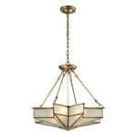 Product Image 1 for Decostar Collection 4 Light Pendant In Brushed Brass from Elk Lighting