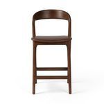 Front view with seat angled slightly downward showing smooth edge curvature
