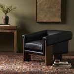 Product Image 13 for Cairo Top Grain Leather Harrison Black Chair from Four Hands
