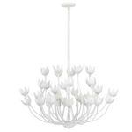 Product Image 8 for Dogwood Textured White Plaster Chandelier from Jamie Young