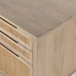 Clarita Desk System W/ Filing Cabinet - White Wash Mango image 8