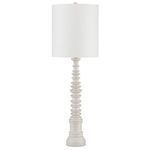 Product Image 2 for Malayan White Table Lamp from Currey & Company