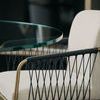 Product Image 5 for Cream Fabric Modern Remix Woven Dining Chair from Caracole