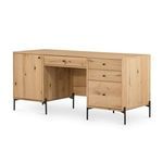 Product Image 6 for Eaton Executive Desk-Light Oak Resin from Four Hands