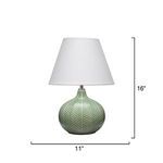 Product Image 3 for Fern Leaf Green Table Lamp from Jamie Young