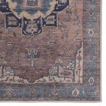 Product Image 1 for Barrymore Medallion Blue/ Dark Brown Rug from Jaipur 