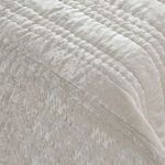 Product Image 2 for Seville Velvet Fabric Oyster Gray Quilt from Classic Home Furnishings