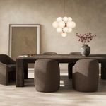 Product Image 9 for Abaso 108" Ebony Rustic Dining Table from Four Hands