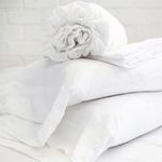 Product Image 2 for Queen White Linen Sheet Set from Pom Pom at Home